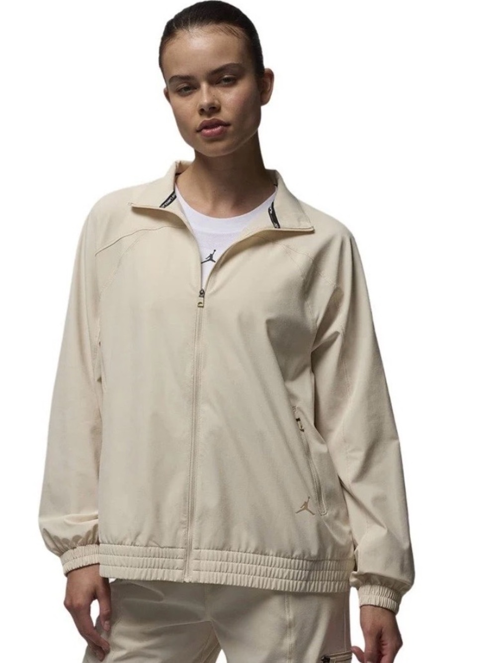 Jordan Women's beige Full-Zip Jacket - medium - NWT